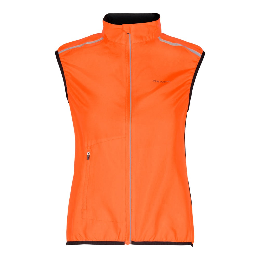 Astral Multi Cykel- og Løbevest Dame - Hi-Viz Orange