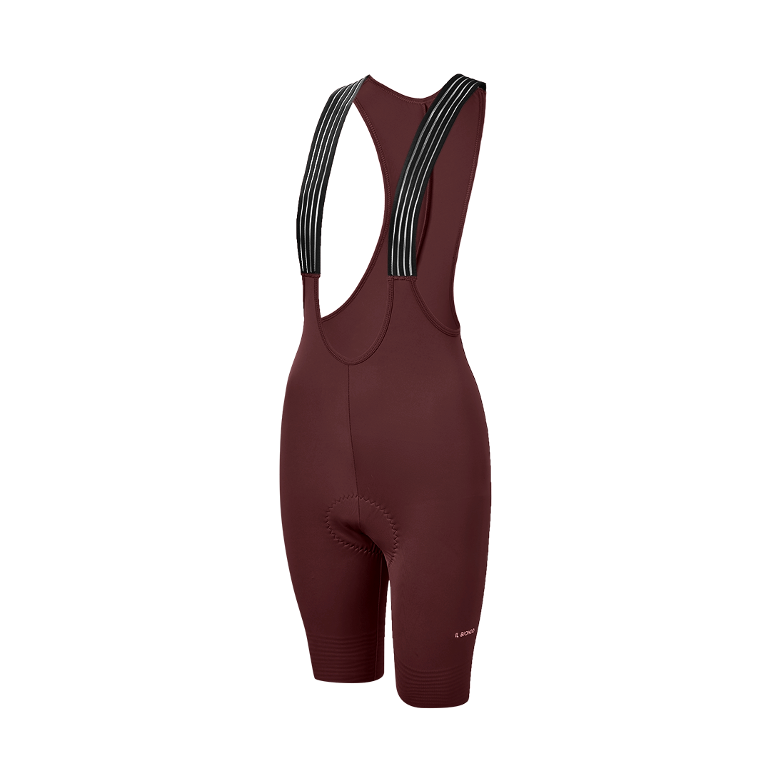 IL Biondo Element Bib Shorts Dame - Fig Red