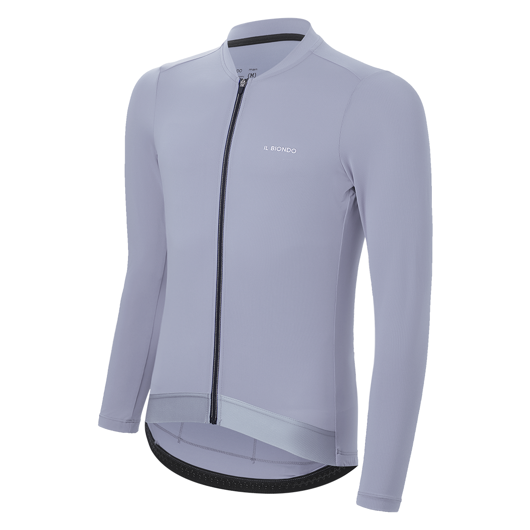 IL Biondo Element Jersey LS Herre - Sky Grey