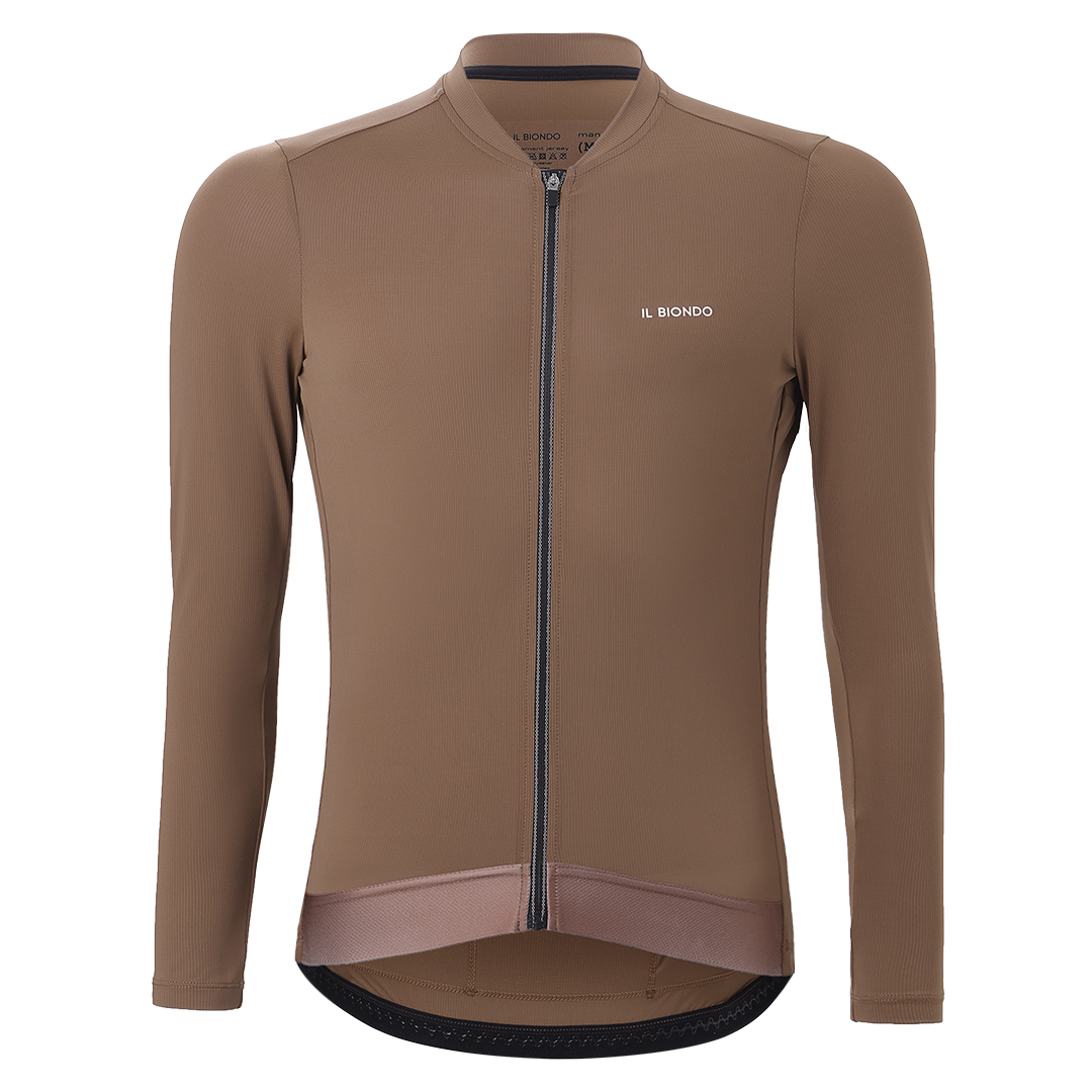 IL Biondo Element Jersey LS Herre - Brun