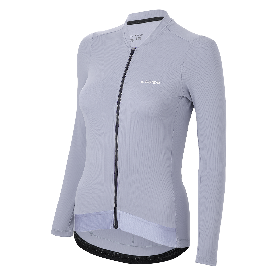 IL Biondo Element Jersey LS Dame - Sky Grey