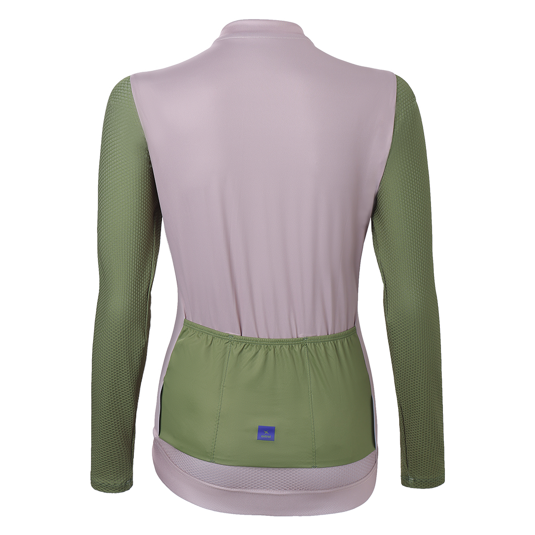 Astral Premium Tech Jersey LS Dame - Earth Brown