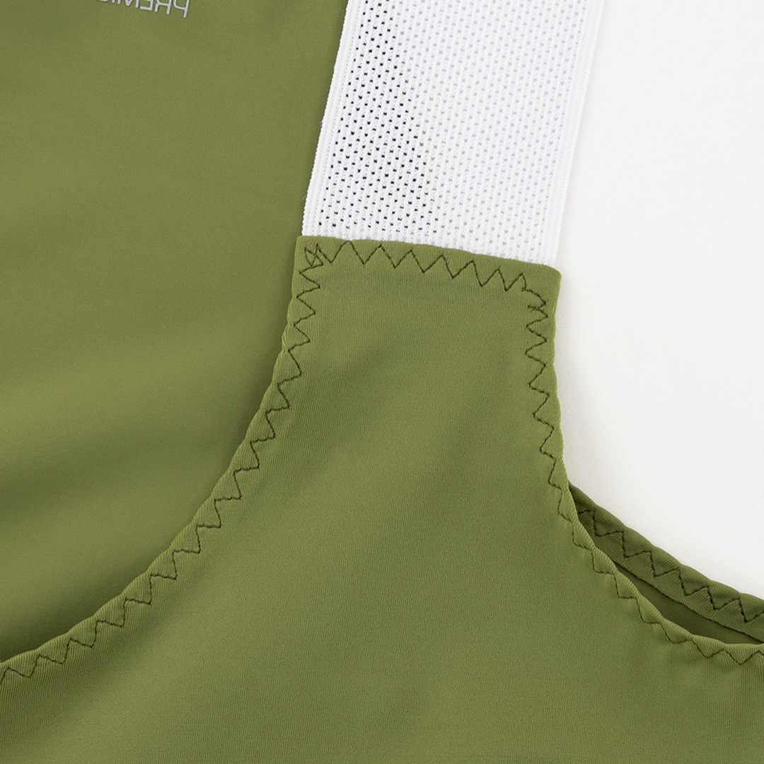 Astral Premium Bib Shorts Dame - Light Olive