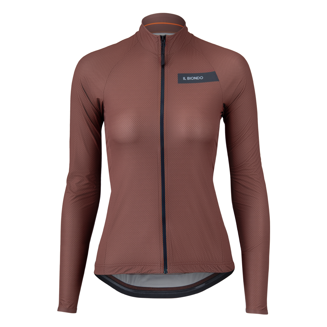Il Biondo Courage Flight Cykelvindjakke Dame - Brun
