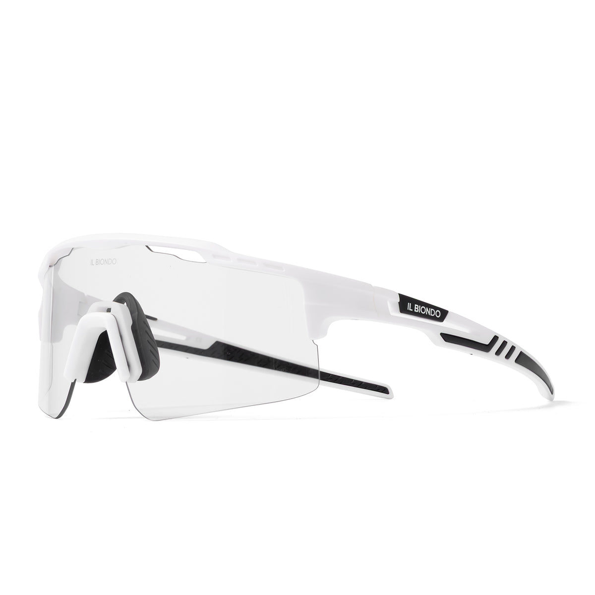 Il Biondo 1 Lens Photochromic Cykelbrille - Hvid