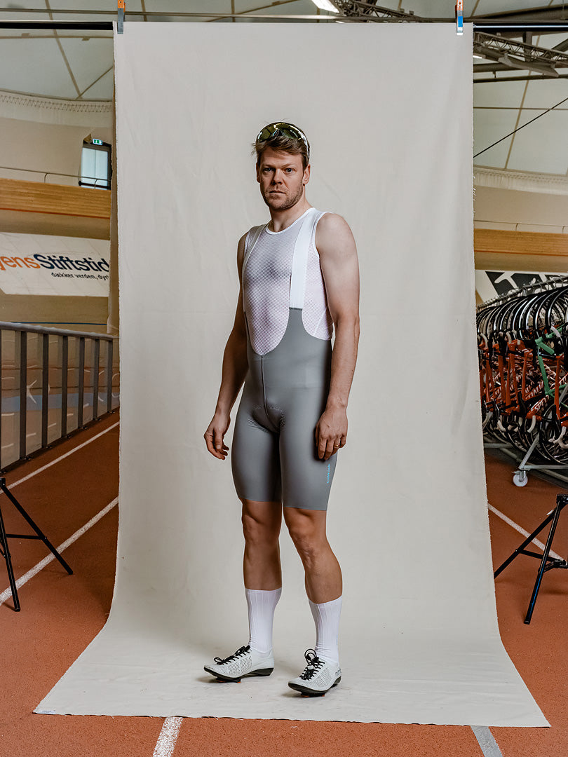 CdA lab Aero Bib Shorts Light Grey - Herre