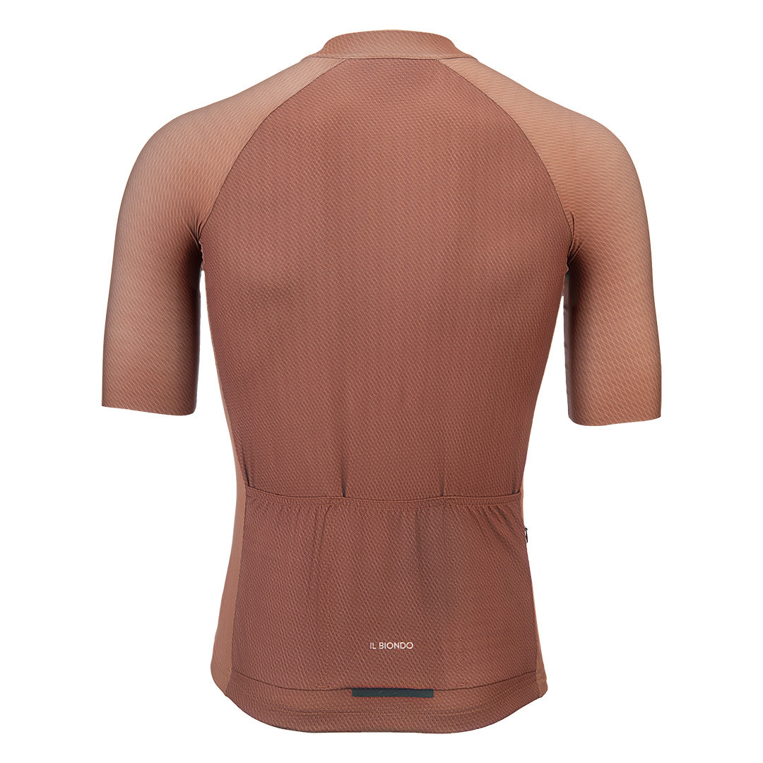 Il Biondo Monument II Kortærmet Cykeltrøje Herre - Brown
