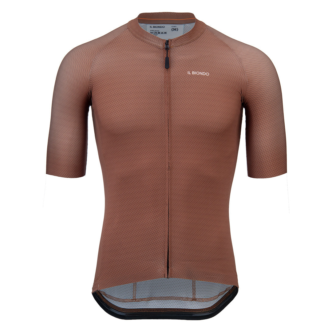 Il Biondo Monument II Kortærmet Cykeltrøje Herre - Brown
