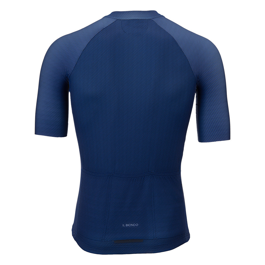 Il Biondo Monument II Kortærmet Cykeltrøje Herre - Ink Blue
