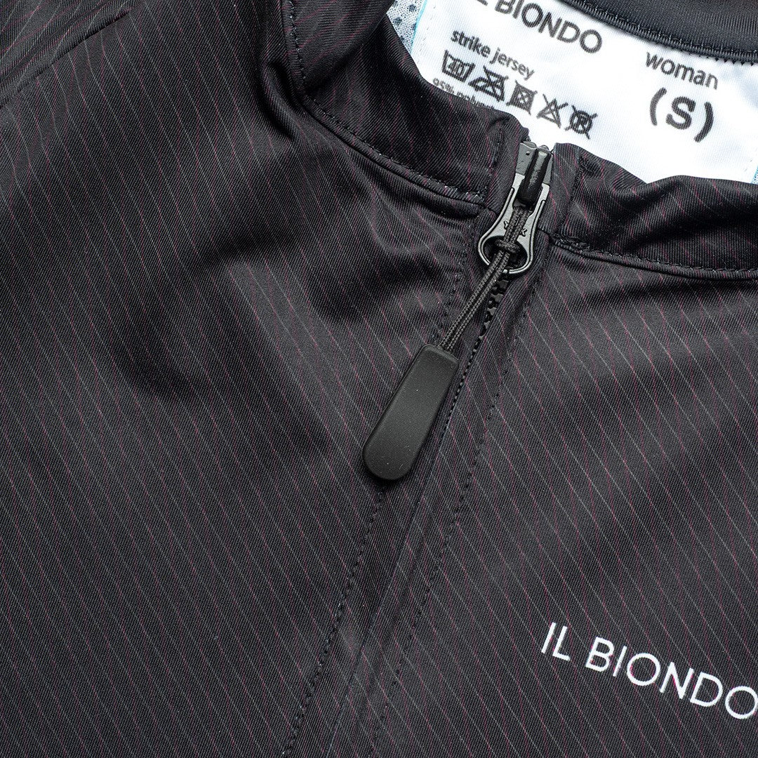 Il Biondo Monument II Kortærmet Cykeltrøje Dame - Black