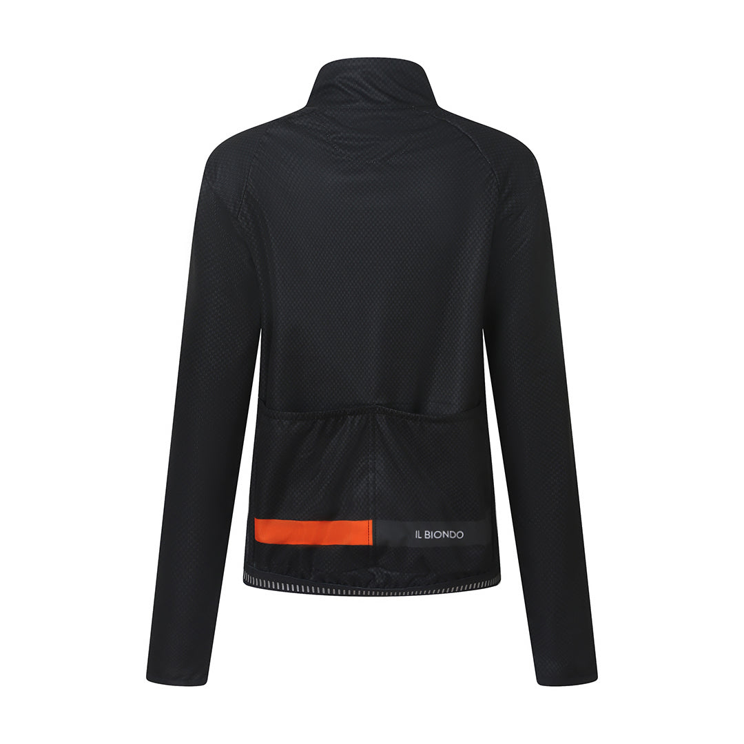 Il Biondo Courage Flight Cykelvindjakke Junior - Black