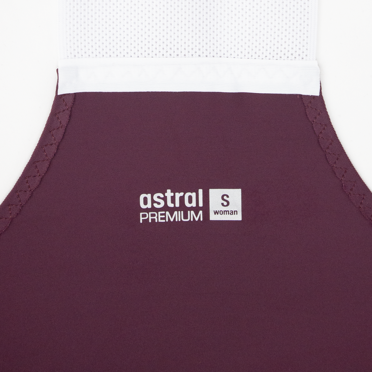 Astral Premium Bib Shorts Dame - Maroon