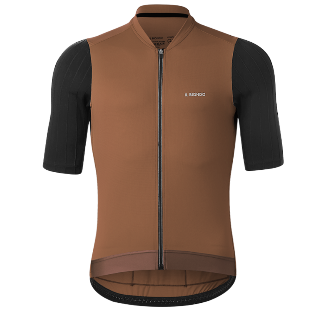 Il Biondo Element jersey Aero sleeve - Man - BROWN