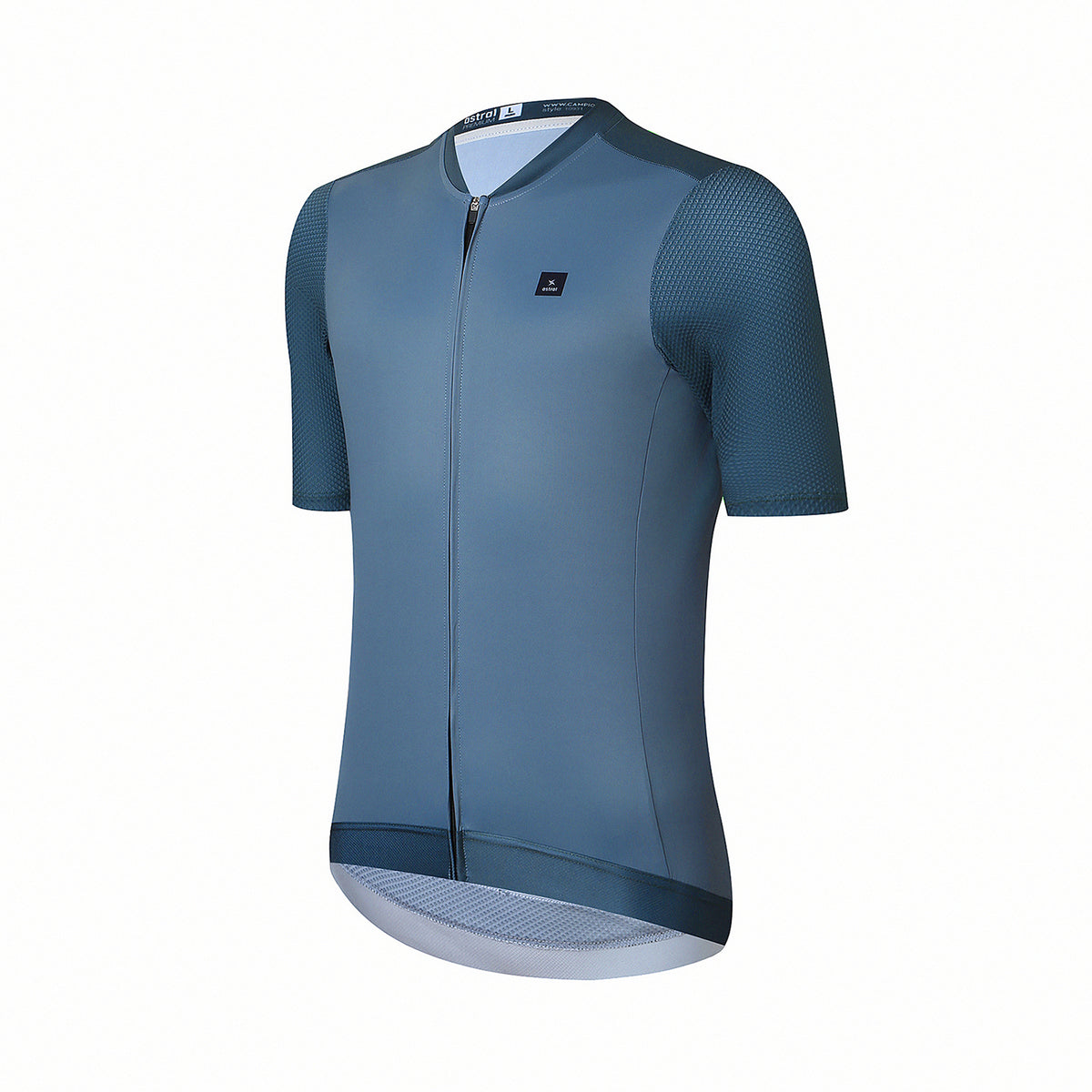 Astral Premium Tech Kortærmet Cykeltrøje Herre - Steel Blue