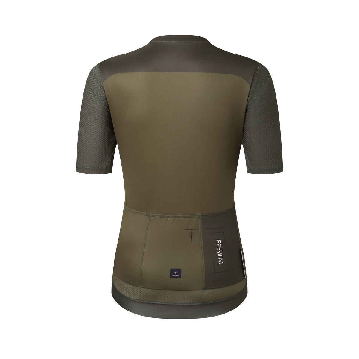 Astral Premium Tech Kortærmet Cykeltrøje Herre - Dark Olive