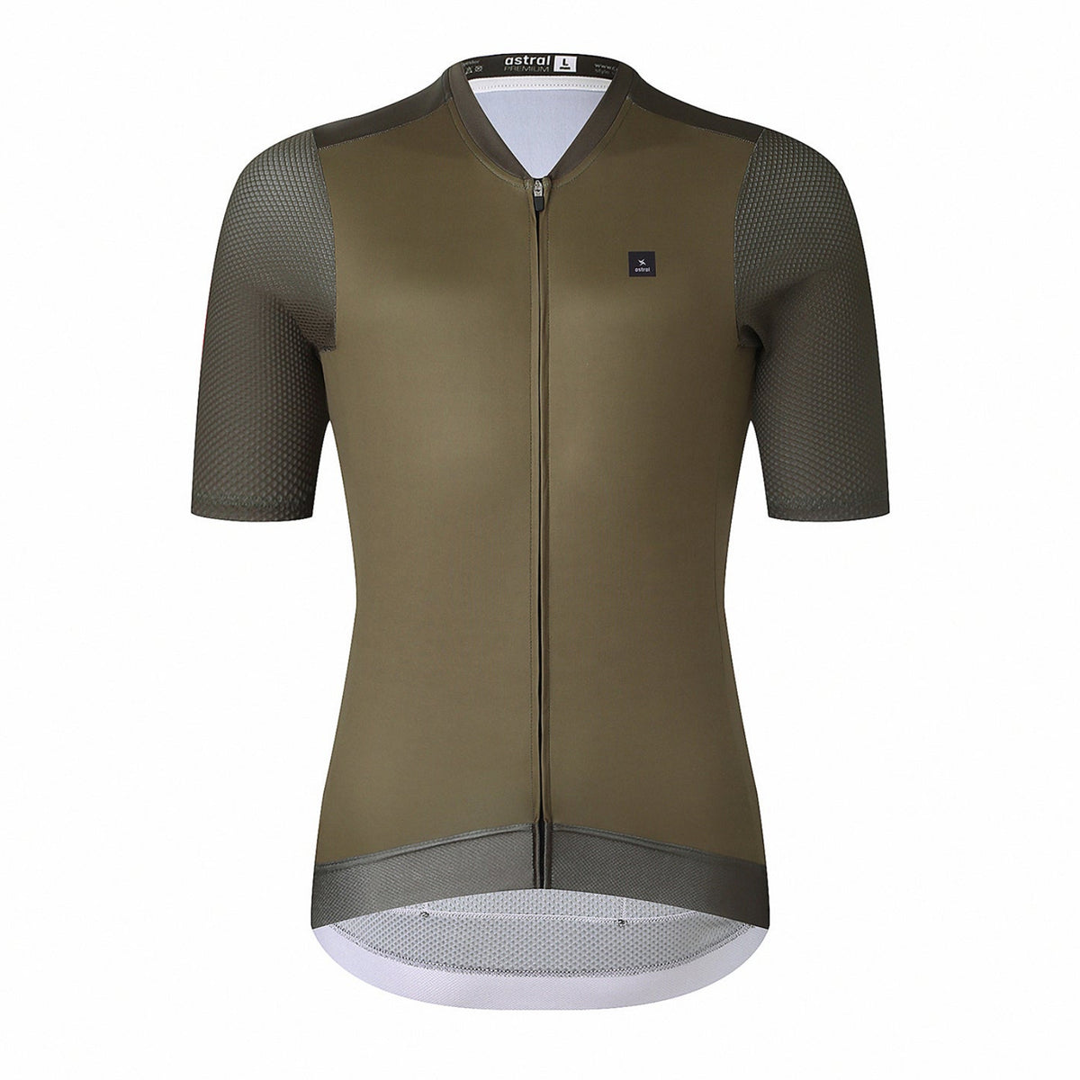 Astral Premium Tech Kortærmet Cykeltrøje Herre - Dark Olive