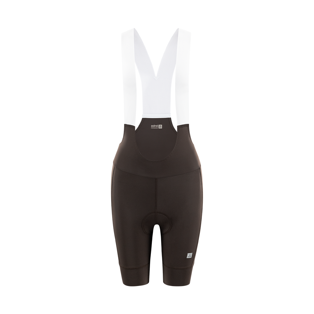 Astral Premium Bib Shorts Dame - Brown