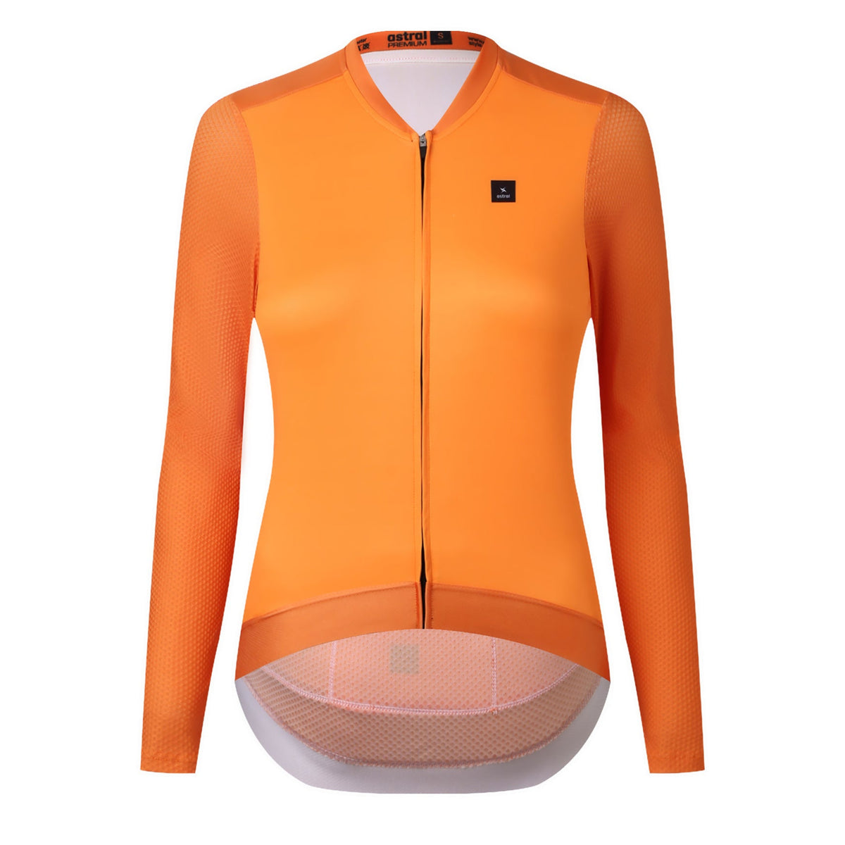 Astral Premium Tech Langærmet Cykeltrøje Dame - Orange