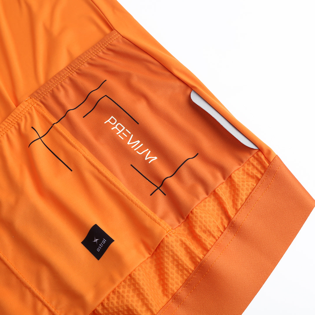 Astral Premium Tech Langærmet Cykeltrøje Dame - Orange