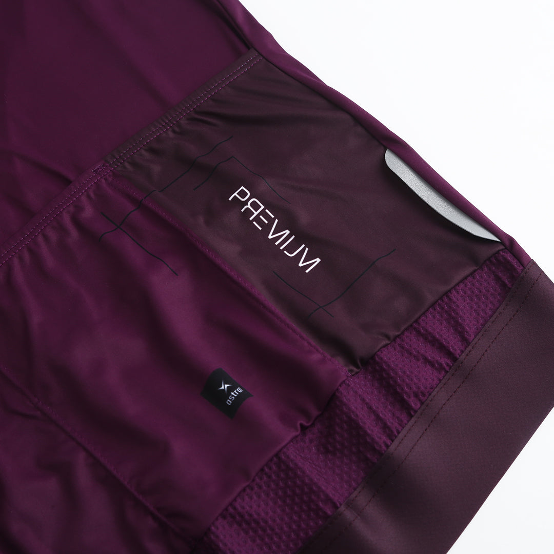 Astral Premium Tech Langærmet Cykeltrøje Dame - Grape