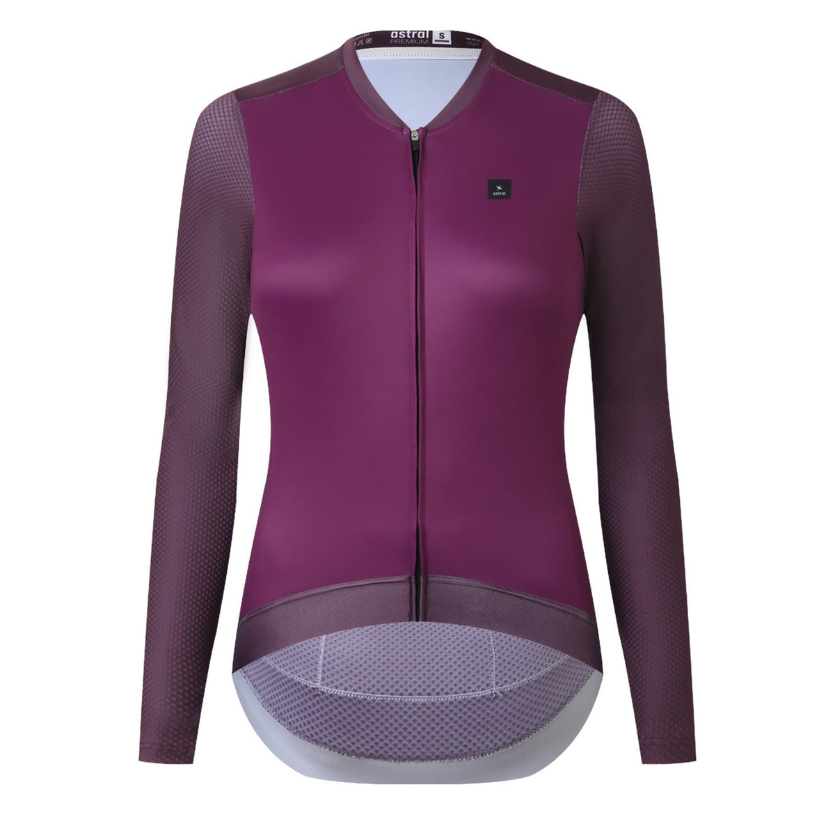 Astral Premium Tech Langærmet Cykeltrøje Dame - Grape