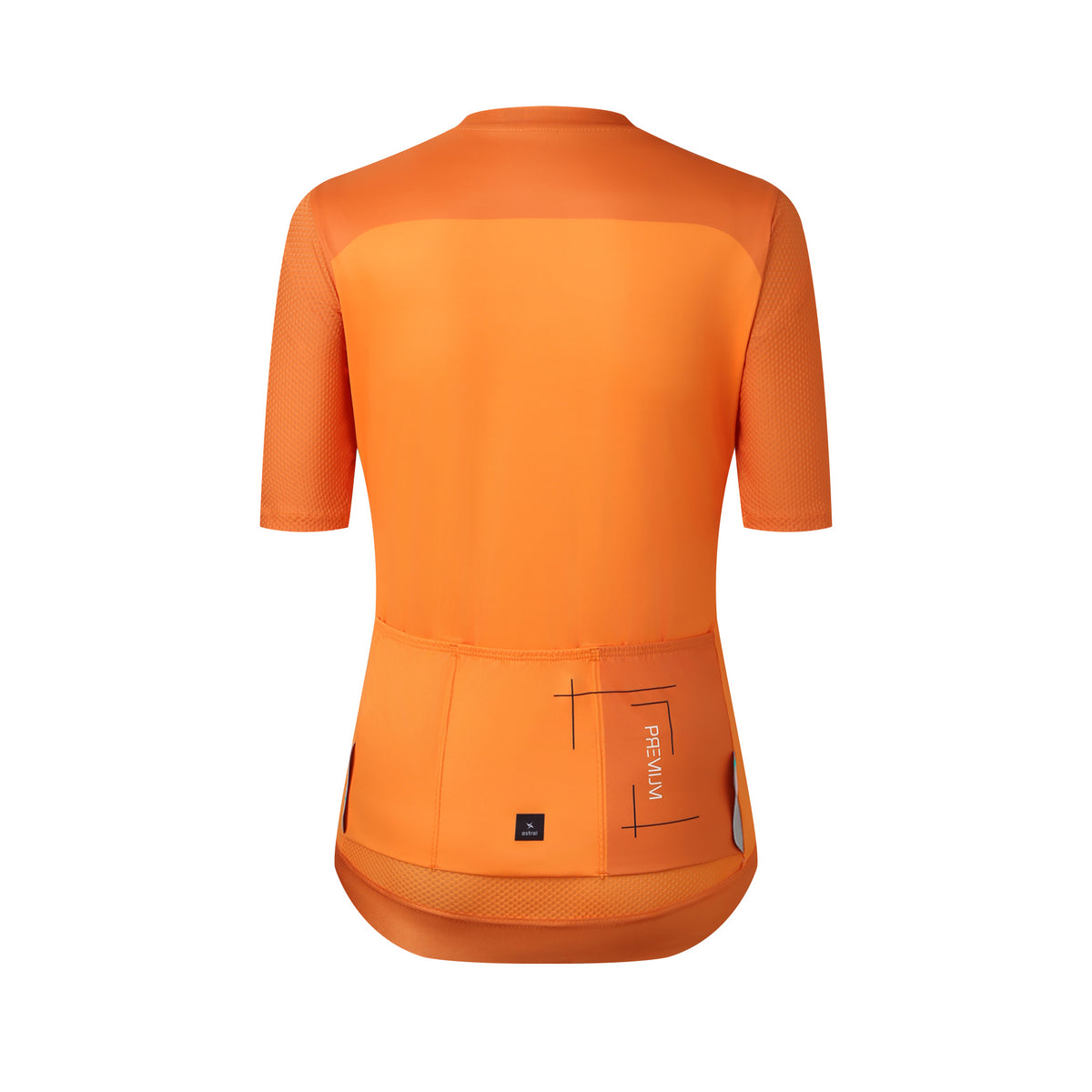 Astral Premium Tech Kortærmet Cykeltrøje Dame - Orange