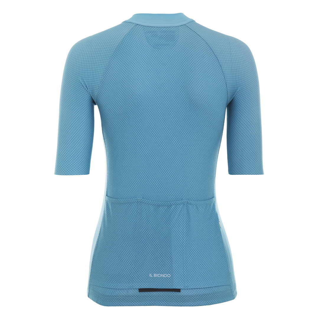 Il Biondo Monument II Jersey Dame - Cyan Blue