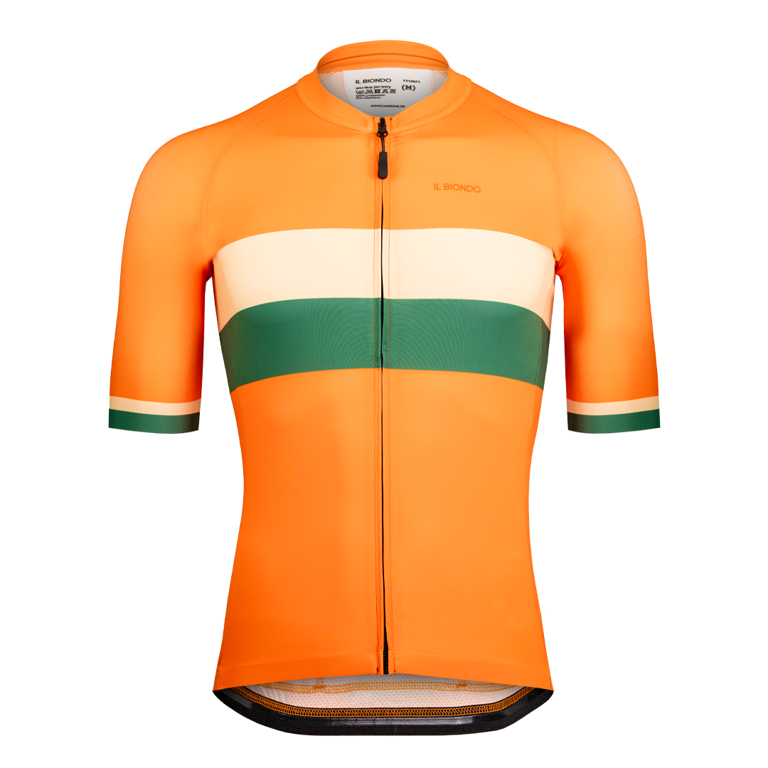 IL Biondo Retro Jersey Herre - Tuscany Orange