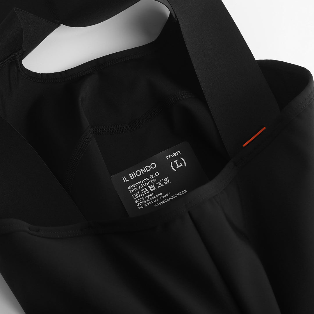 Il Biondo Element 2.0 Bib Shorts Herre - Black