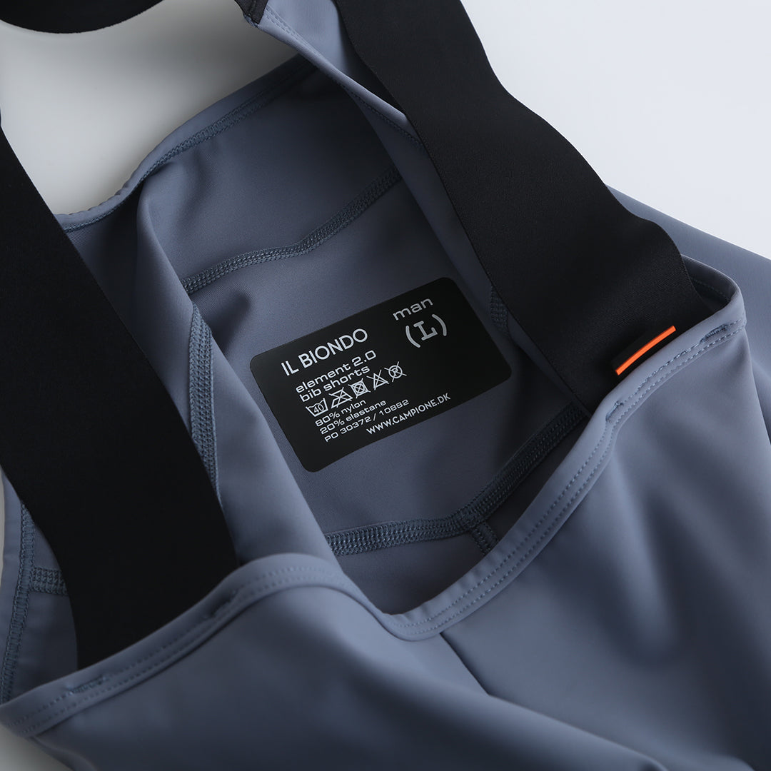 Il Biondo Element 2.0 Bib Shorts Herre - Grey