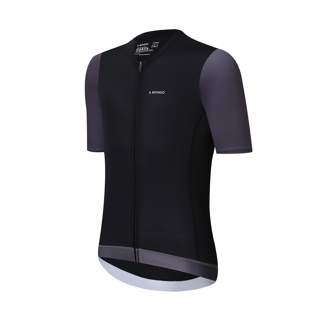 Il Biondo Vento Kortærmet Cykeltrøje Herre - Black