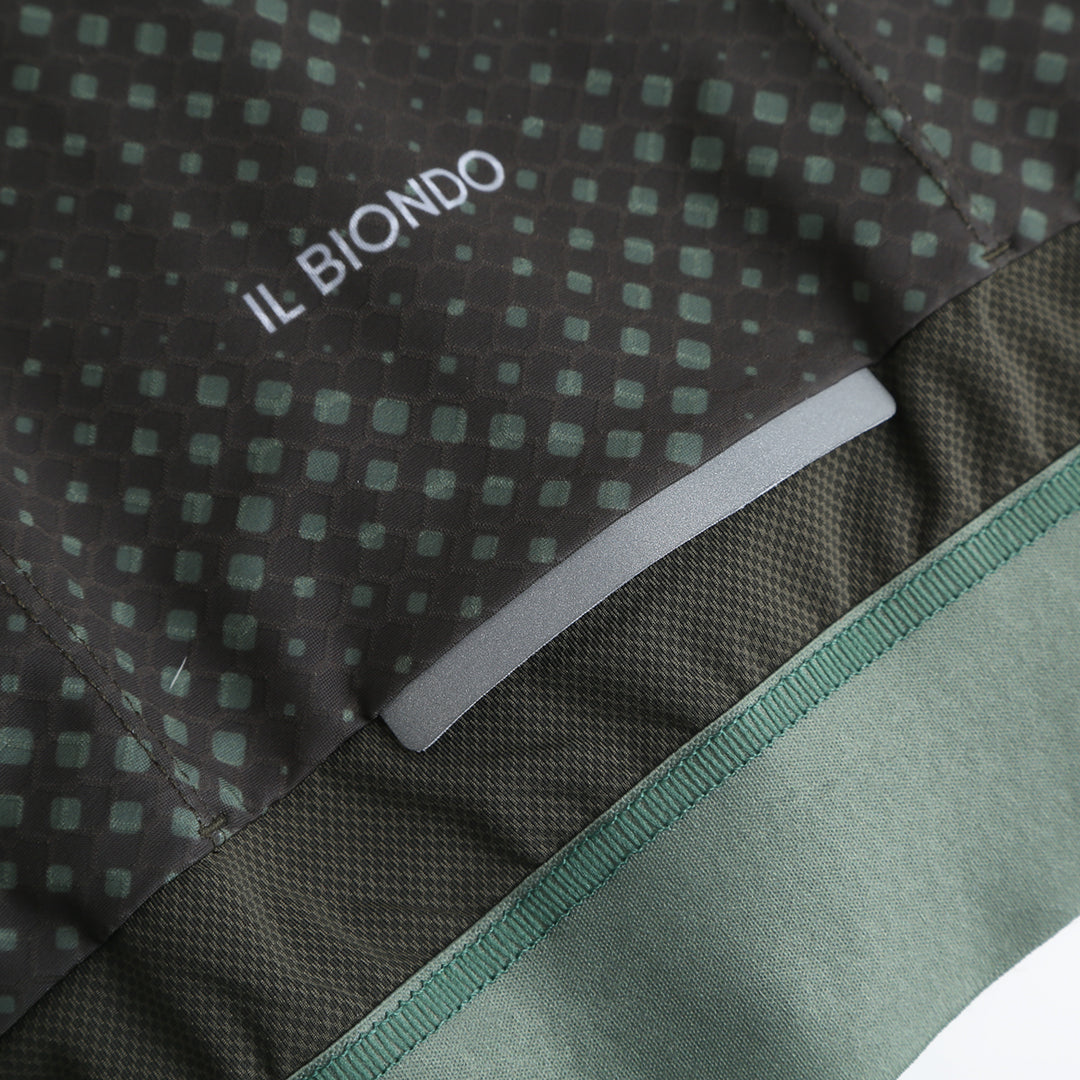 Il Biondo Vento Kortærmet Cykeltrøje Herre - Dark Olive