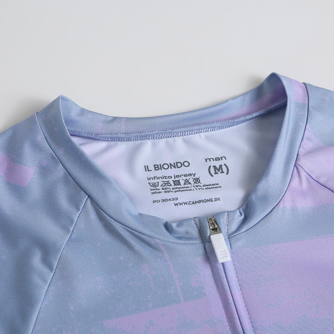 Il Biondo Infinito Kortærmet Cykeltrøje Herre - Light Purple