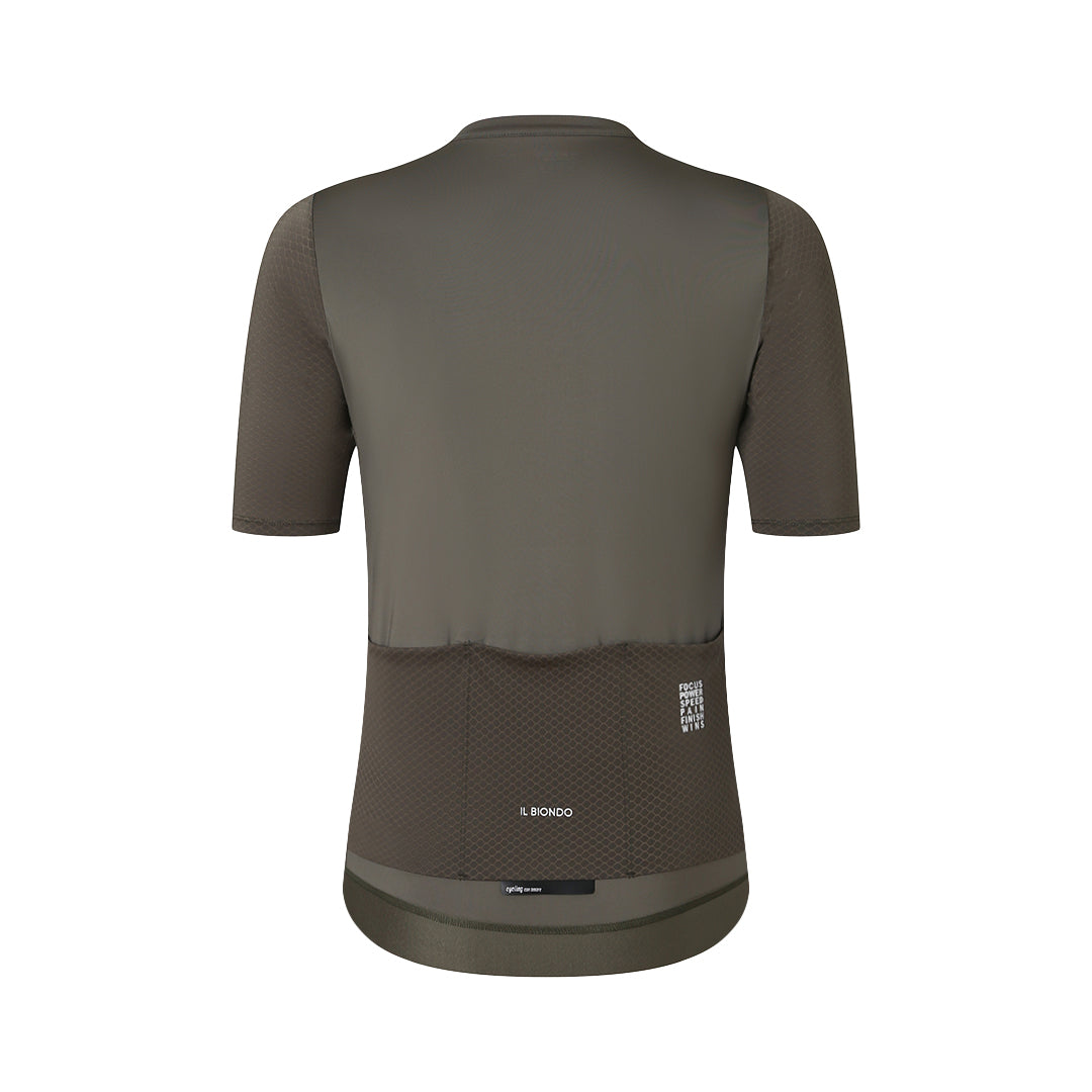 Il Biondo Vento 2.0 Kortærmet Cykeltrøje Herre - Soft Olive