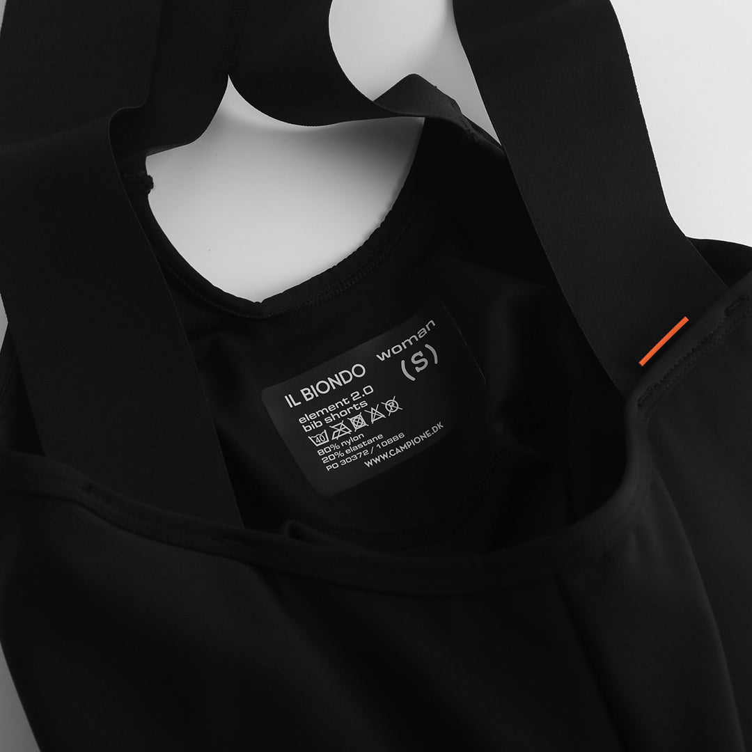 Il Biondo Element 2.0 Bib Shorts Black - Dame