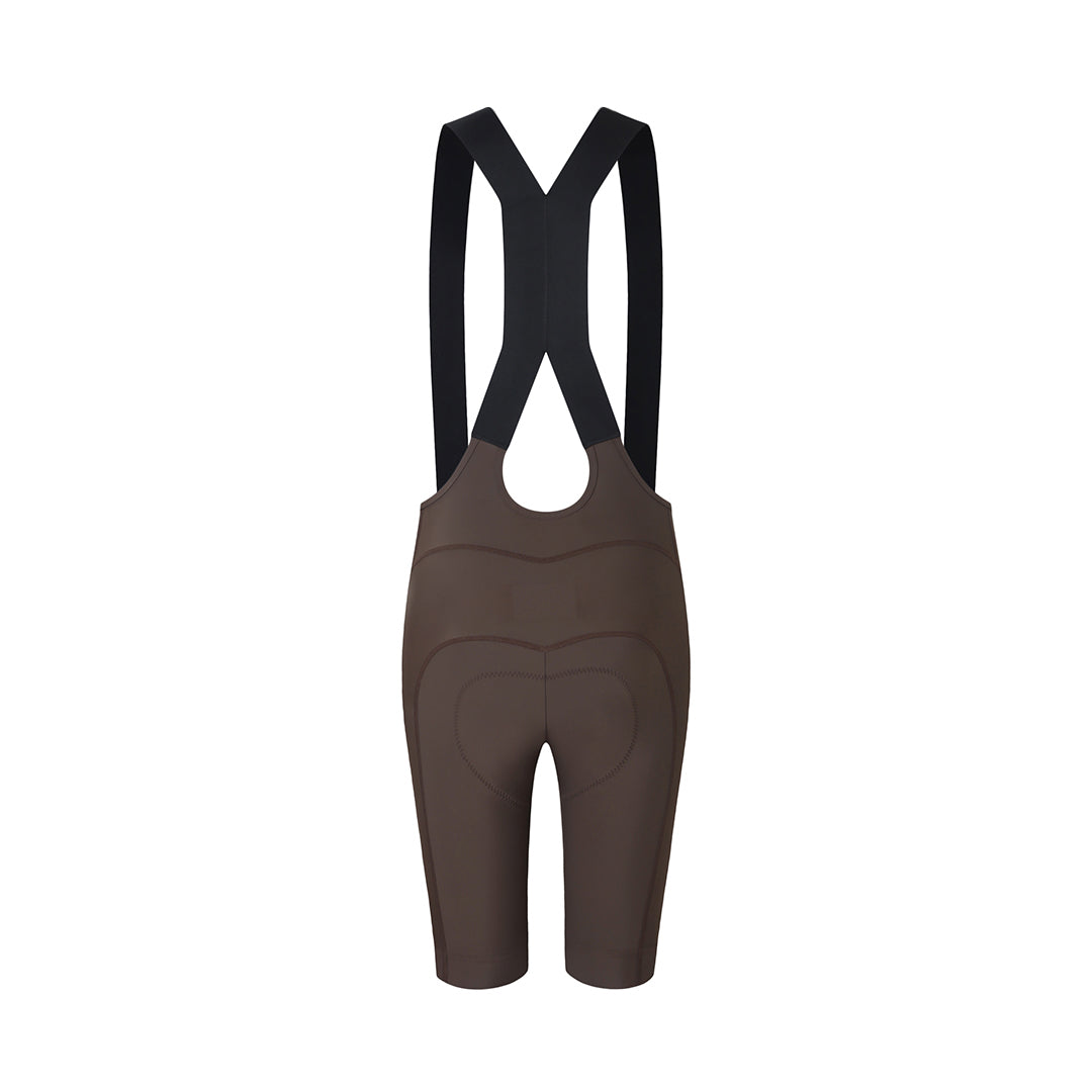 Il Biondo Element 2.0 Bib Shorts Dame - Dark Brown