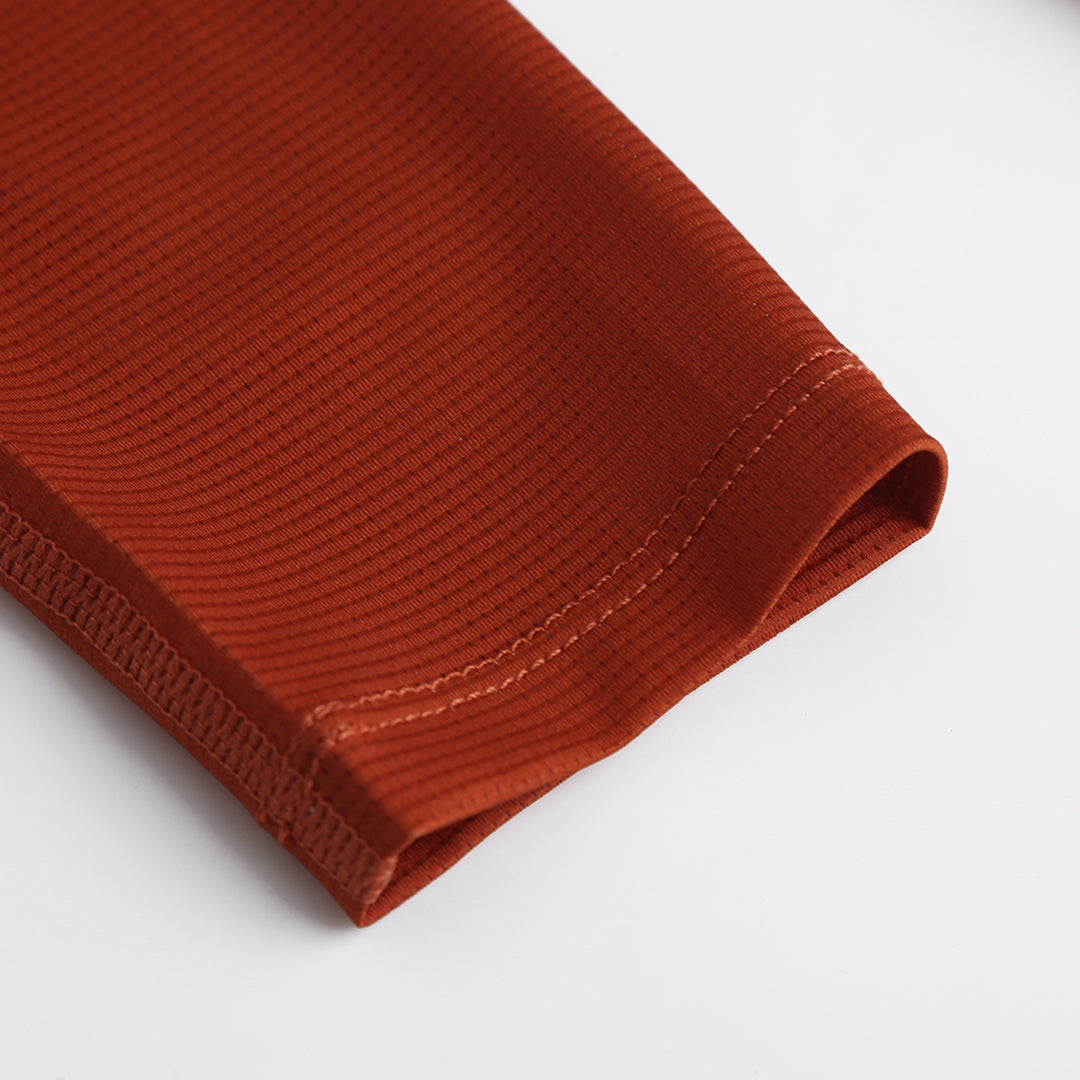 Il Biondo Vento Langærmet Cykeltrøje Dame - Deep Orange