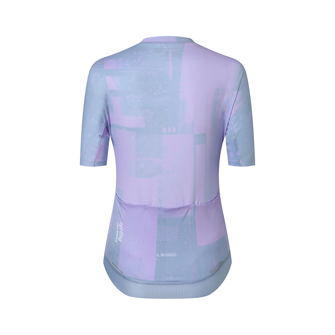 Il Biondo Infinito Kortærmet Cykeltrøje Dame - Light Purple