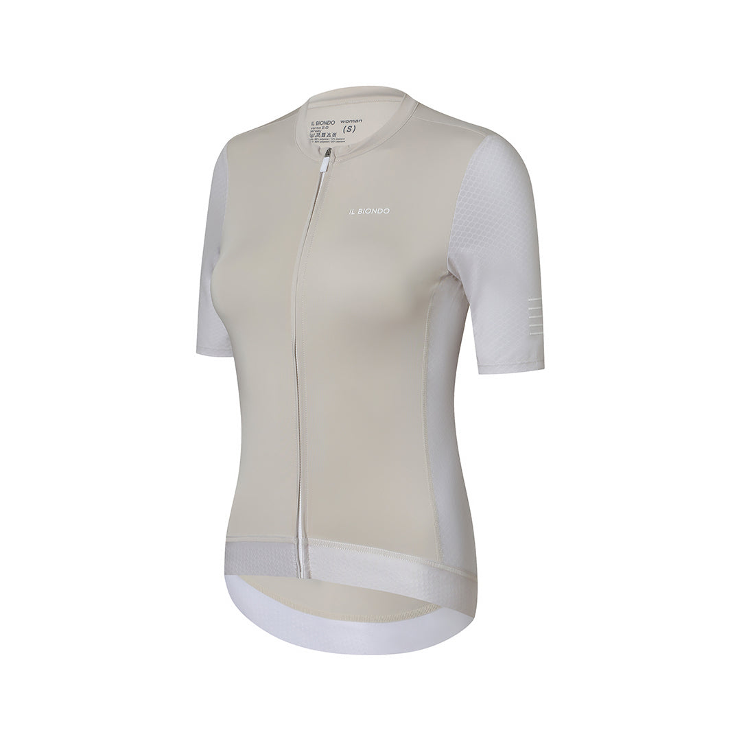 Il Biondo Vento 2.0 Kortærmet Cykeltrøje Dame - Birch White
