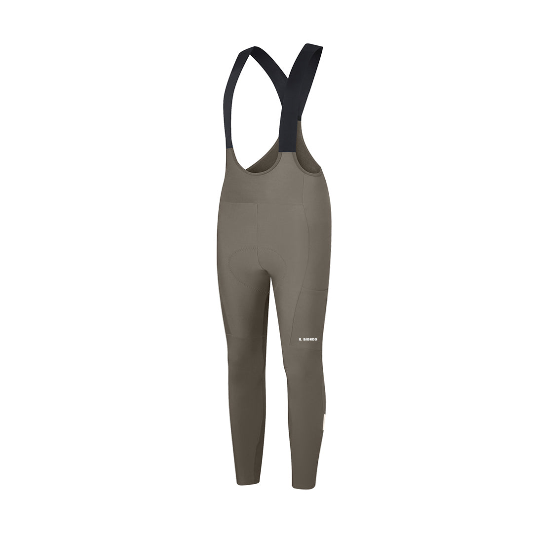 Il Biondo Element Cykelbukser Lang m. Pude Herre - Oliven