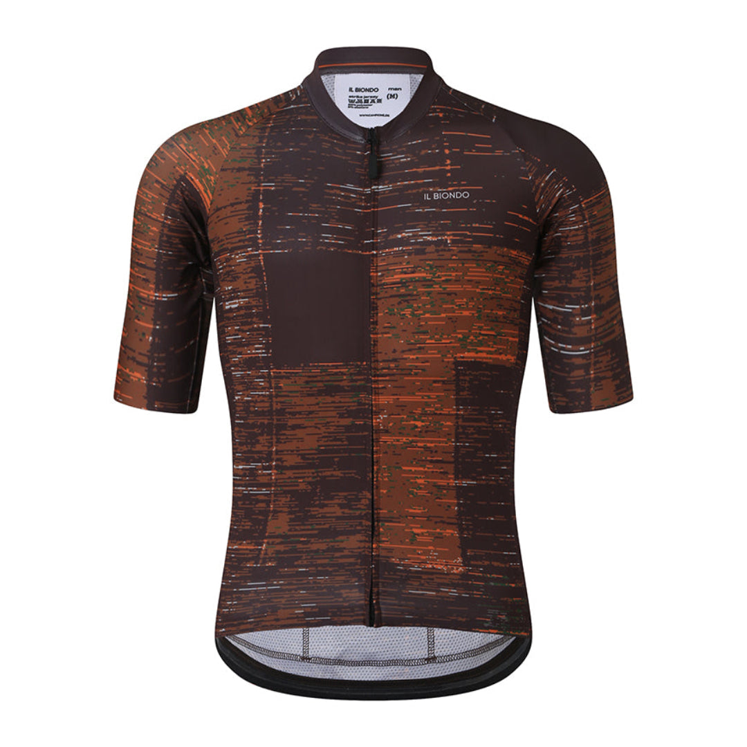 Il Biondo Monument II Kortærmet Cykeltrøje Herre - Java Brown