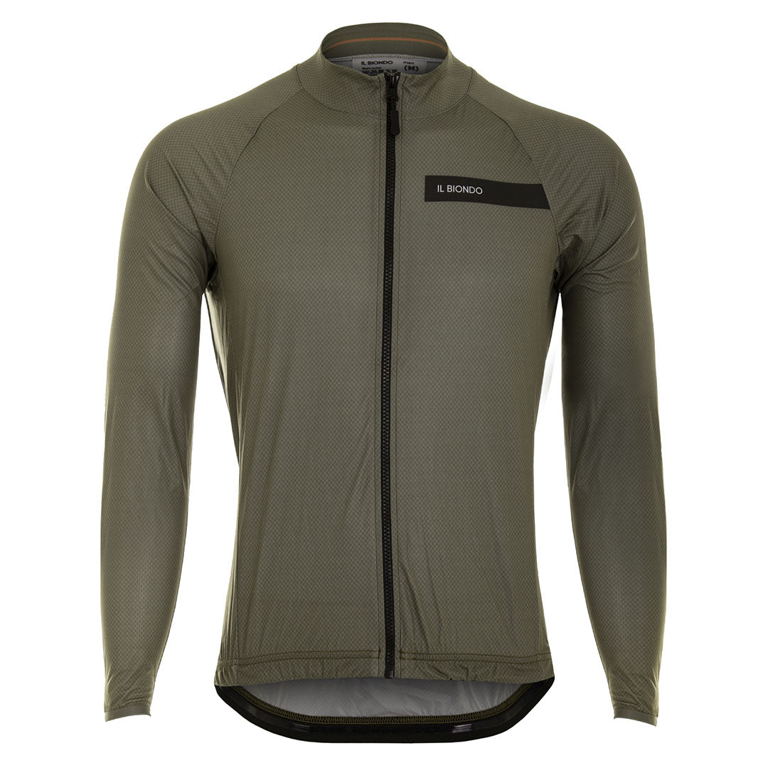 Il Biondo Courage Flight Cykelvindjakke Herre - Light Olive
