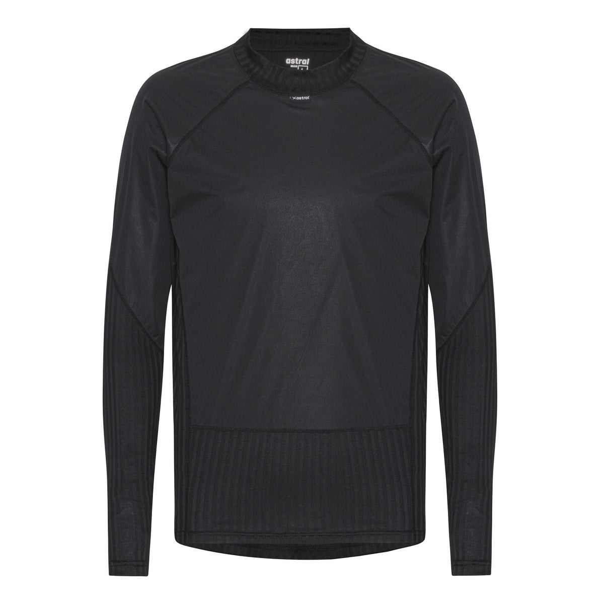 Astral Langærmet Baselayer med Windblock - Sort