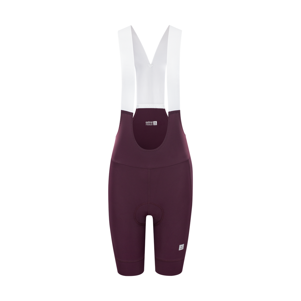 Astral Premium Bib Shorts Dame - Maroon