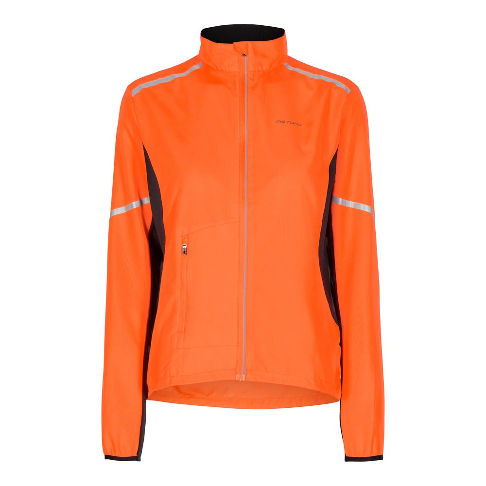 Astral Multi Cykel- og Løbejakke Dame - Hi-Viz Orange
