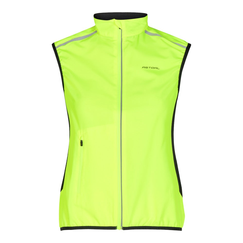 Astral Multi Cykel- og Løbevest Dame - Hi-Viz Gul