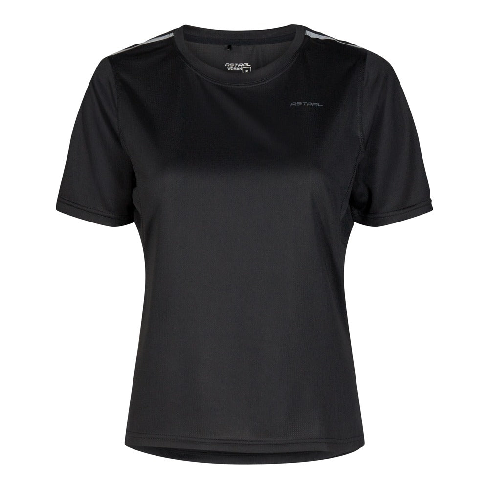 Astral Løbe T-shirt Dame - Sort