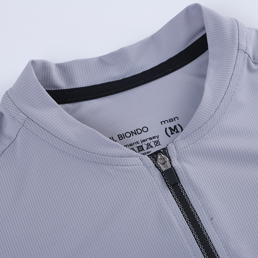 IL Biondo Element Jersey LS Herre - Sky Grey