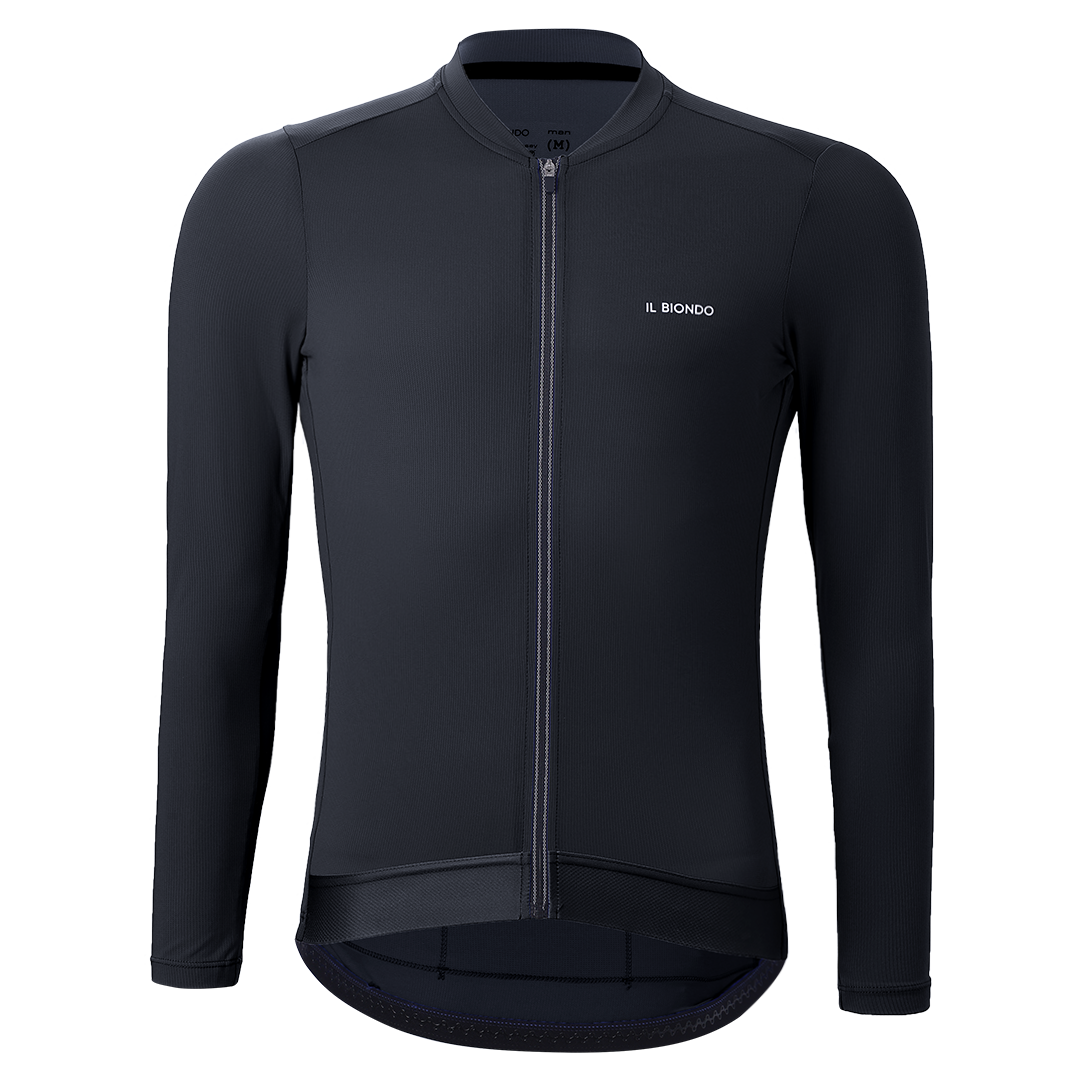 IL Biondo Element Jersey LS Herre - Sort