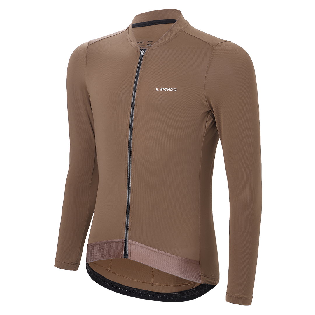 IL Biondo Element Jersey LS Herre - Brun